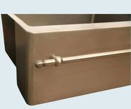 Bronze Sink With Towel Bar & Butterfly Bottom 4 small