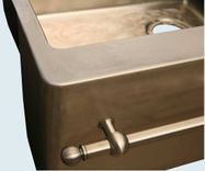 Bronze Sink With Towel Bar & Butterfly Bottom 5 small