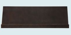 Bronze Range Hood With Hammered Band 2 small