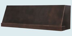 Bronze Range Hood With Hammered Band 3 small