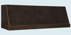 Bronze Range Hood With Hammered Band 1 small