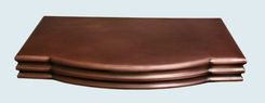 Copper Countertop With Curved Front & French Edge 1 small