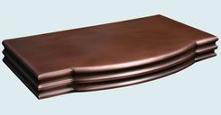 Copper Countertop With Curved Front & French Edge 2 small
