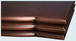 Copper Countertop With Curved Front & French Edge 4 small