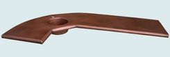 Copper Countertop With Round Sink & Claire Edge 1 small