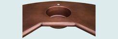 Copper Countertop With Round Sink & Claire Edge 5 small