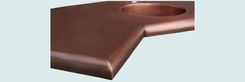 Copper Countertop With Round Sink & Claire Edge 6 small
