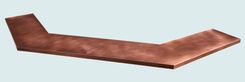 Copper Countertop With Gullwing Shape 1 small