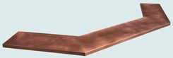 Copper Countertop With Gullwing Shape 2 small