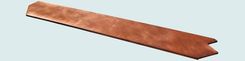 Copper Countertop With Wall Notch & Angled Corner 1 small