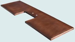 Copper Countertop With Framed Opening 2 small