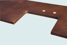 Copper Countertop With Framed Opening 4 small