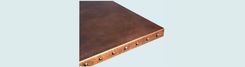 Copper Countertop With Octagonal Sink & Clavos 6 small