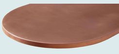 Copper Countertop With Integral Sink & Drainboard 3 small