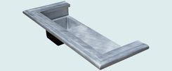 Zinc Countertop With Raised Bar Area 4 small