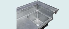 Zinc Countertop With Raised Bar Area 6 small
