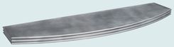 Zinc Countertop With Curved Front & French Edge 1 small