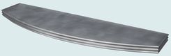 Zinc Countertop With Curved Front & French Edge 2 small