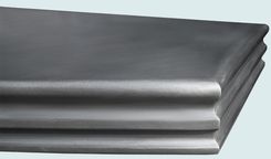 Zinc Countertop With Curved Front & French Edge 5 small