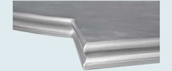 Zinc Countertop With Round End & French Edge 5 small