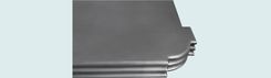 Zinc Countertop With Scroll Corners & French Edge 5 small