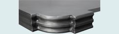 Zinc Countertop With Scroll Corners & French Edge 6 small