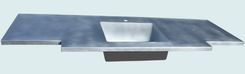 Zinc Countertop With Sink & Extended Front 2 small