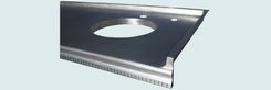 Zinc Countertop With Backsplash & French Edge 5 small