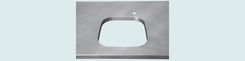 Zinc Countertop With Extended Front 5 small
