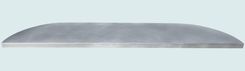 Zinc Countertop With Rounded Front Ends 4 small