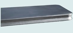Zinc Countertop With 2 French Edges 4 small