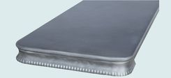 Zinc Countertop With 2 French Edges 5 small
