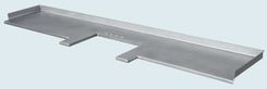 Zinc Countertop With Backsplash & Sink Opening 3 small
