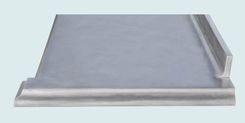 Zinc Countertop With Extended Front & Ogee Edge 4 small