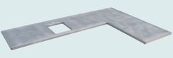 Zinc Countertop With Framed Opening 3 small