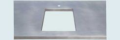 Zinc Countertop With Framed Opening 5 small