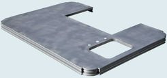 Zinc Countertop With French Edge & Stove Cutout 2 small