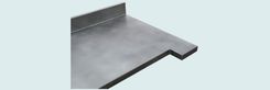 Zinc Countertop With Integral Sink & Backsplash 4 small