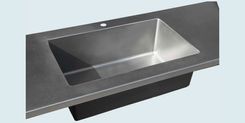 Stainless Countertop With Sink & Matte Finish 4 small