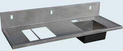 Stainless Countertop With Multiple Cutouts 2 small