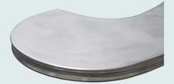 Pewter Countertop With 2 French Edges 5 small