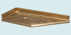 Bronze Countertop With Integral Backsplash 2 small