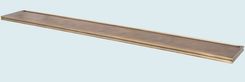 Bronze Countertop With Integral Drink Rail 2 small