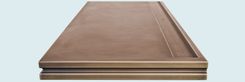 Bronze Countertop With Integral Drink Rail 3 small