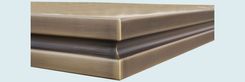 Bronze Countertop With Integral Drink Rail 5 small