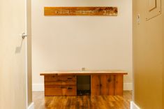 Reclaimed Barnwood Bench With Storage 5 small
