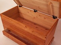Shaker Cherry Blanket Chest 5 small