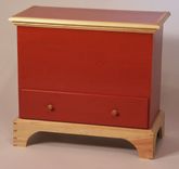 Shaker White Pine Blanket Chest 1 small
