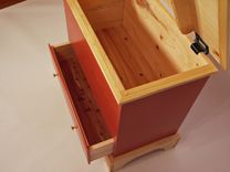 Shaker White Pine Blanket Chest 3 small