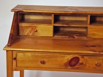 Shaker White Pine Writing Desk 3 small